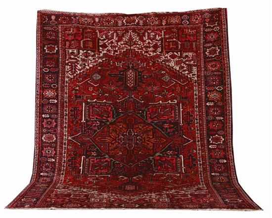 Appraisal: Persian Heriz carpet ' '' x ' '' Provenance Columbia