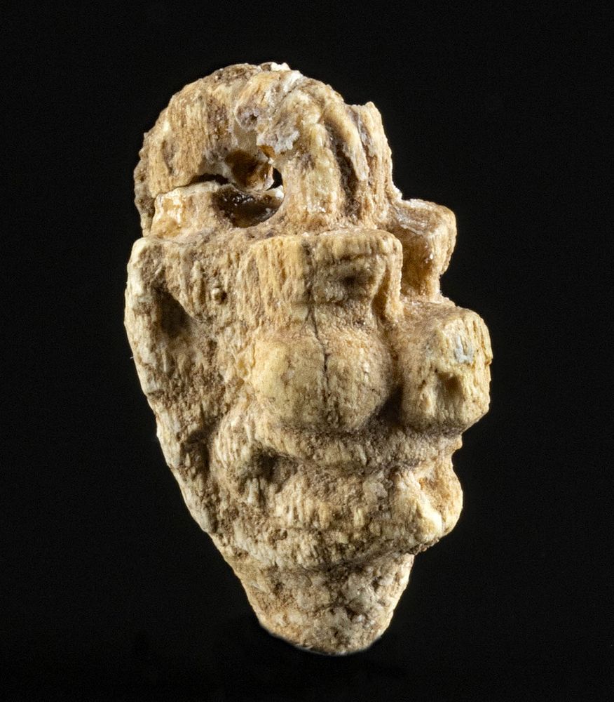 Appraisal: Neo-Babylonian Bone Amulet - Head of Pazuzu Ancient Near East