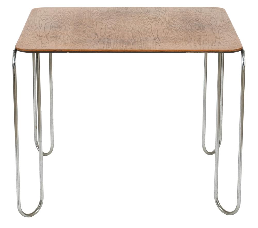 Appraisal: ATTRB TO MARCEL BREUER TABLEAttributed to Marcel Breuer B table