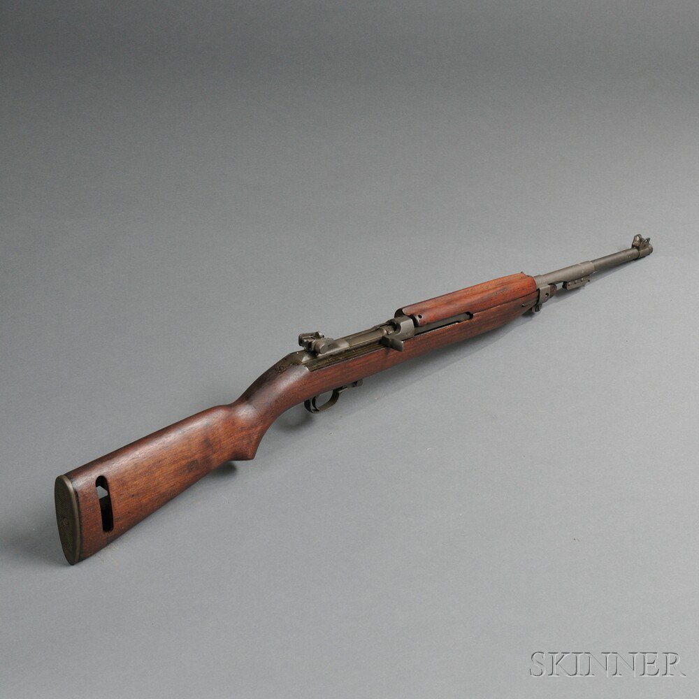 Appraisal: U S M Semi-automatic Carbine c serial number walnut stock