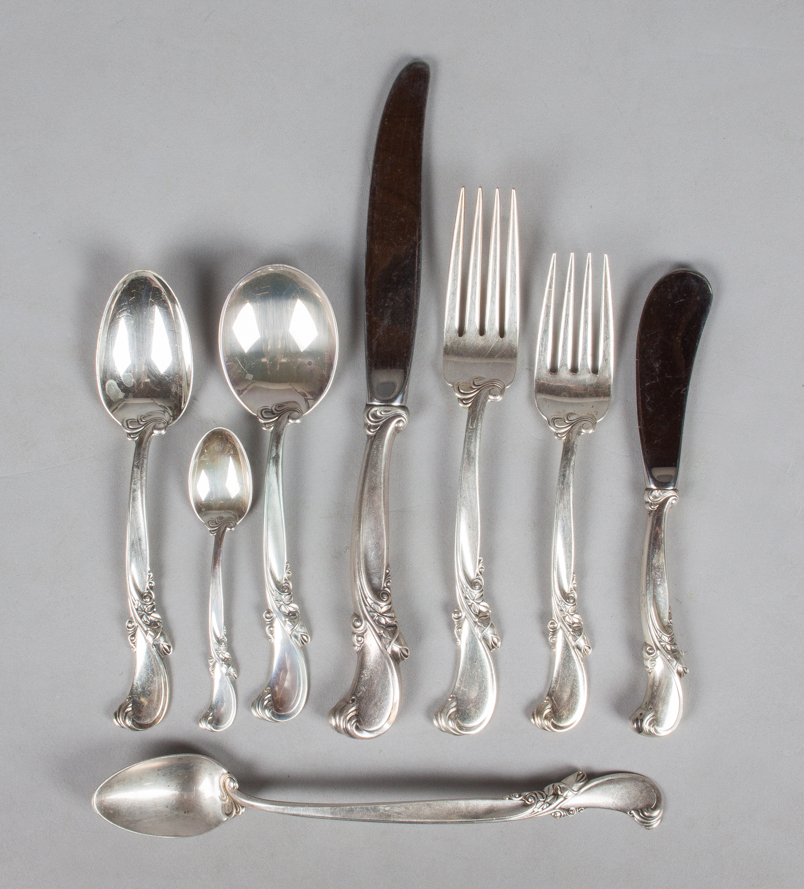 Appraisal: Wallace Sterling Silver Flatware Set - Waltz of Spring pieces