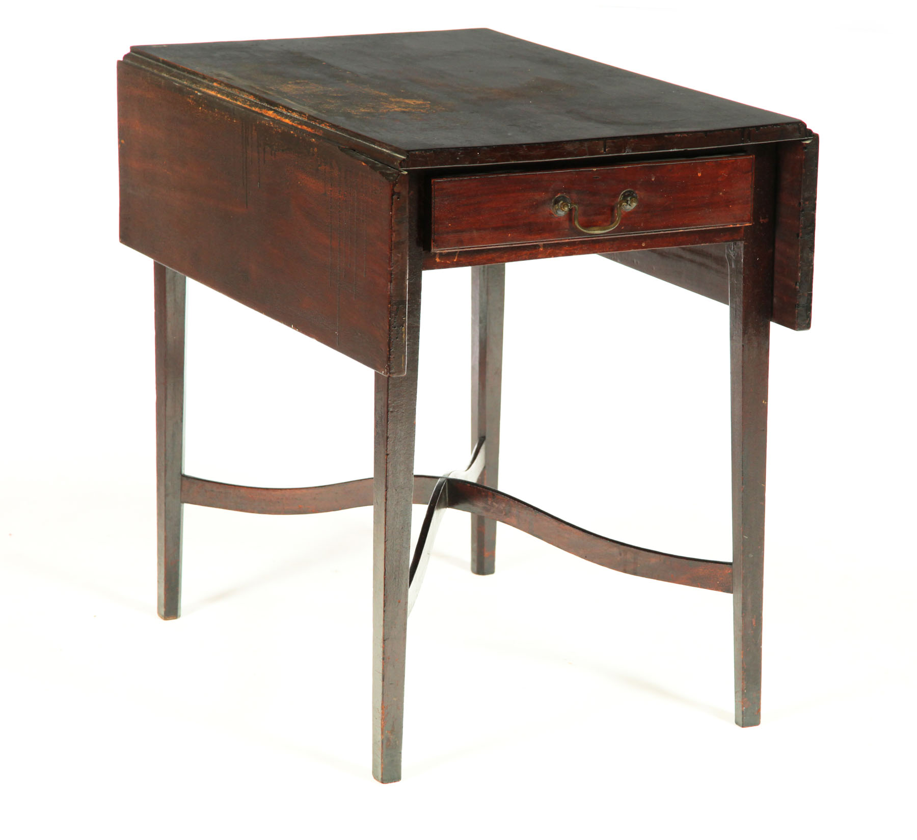 Appraisal: GOOD FEDERAL PEMBROKE TABLE Connecticut late th century dense mahogany