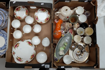 Appraisal: A collection of Royal Albert Old Country Rose tea ware