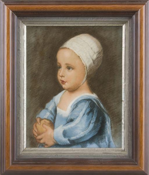 Appraisal: Rosenthal Porcelain Plaque Baby Stuart marked on the verso Rosenthal