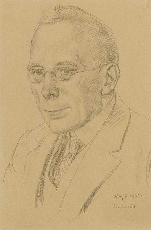 Appraisal: RANDOLPH SCHWABE RWS - PORTRAIT OF CAMPBELL DODGSON CBE -