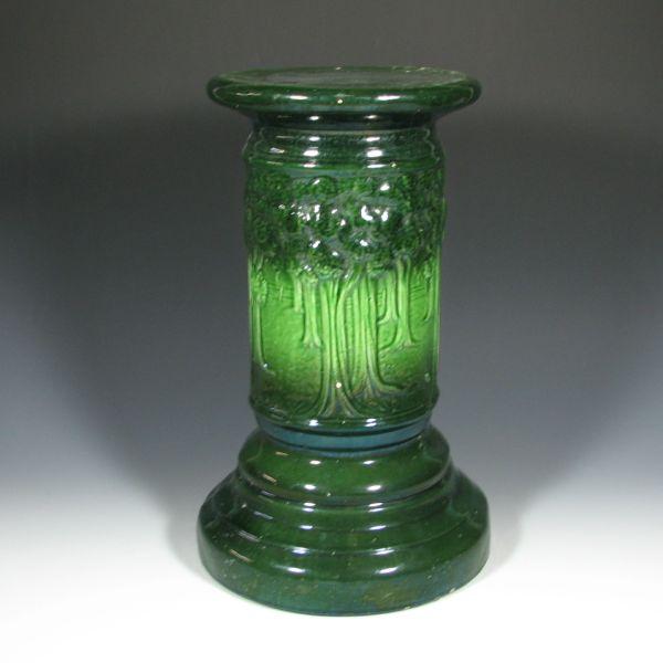 Appraisal: Brush McCoy Woodland pedestal Unmarked Wear to top of pedestal