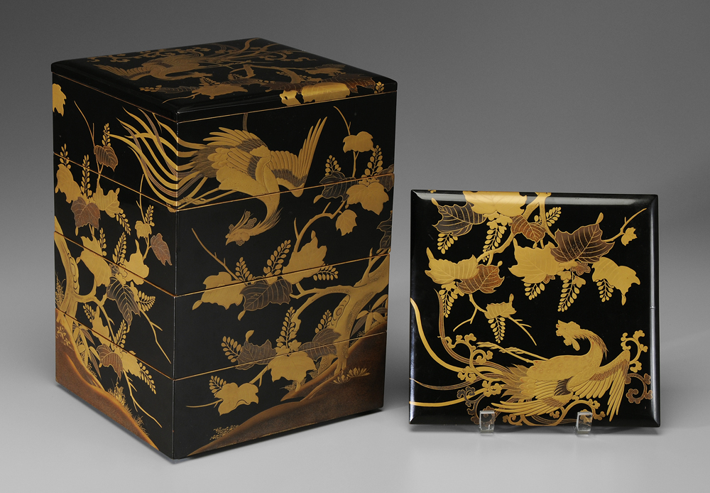 Appraisal: Lacquer Jubako Japanese late- th early- th century food box