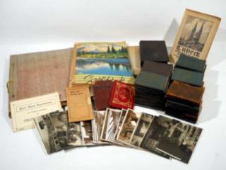 Appraisal: V Pcs Little Leather Library VINTAGE ANTIQUE ESTATE BOOKS EPHEMERA