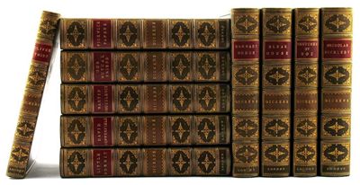 Appraisal: Dickens Charles Works part set vols only including Nicholas Nickleby