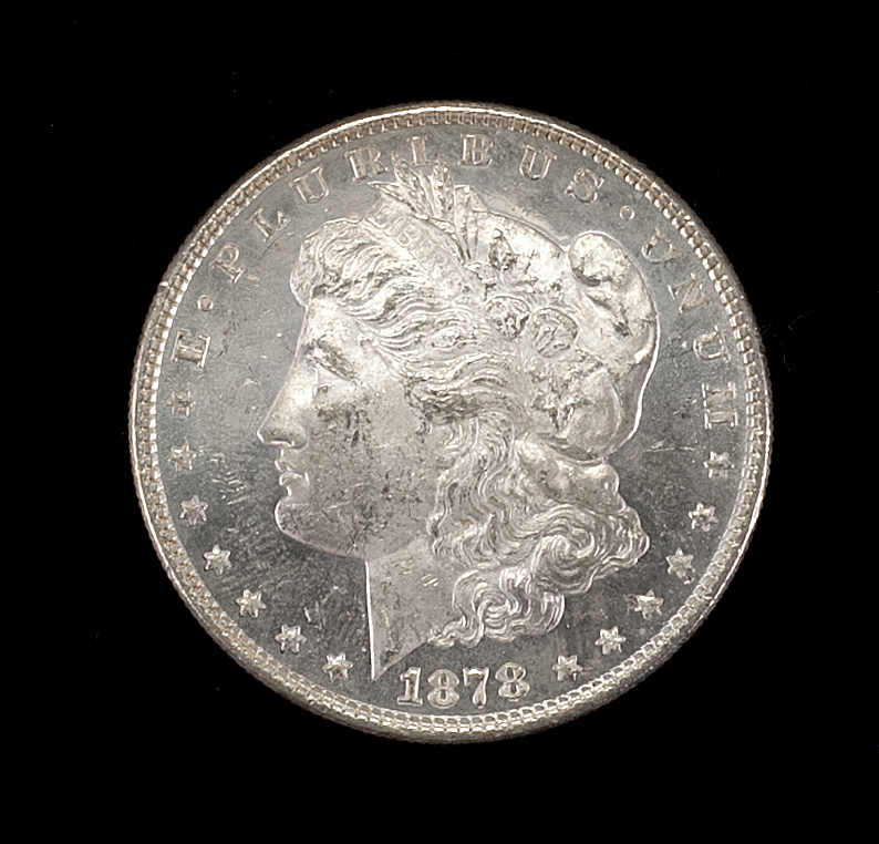 Appraisal: U S MORGAN SILVER DOLLAR Proof-like MS- nd Reverse