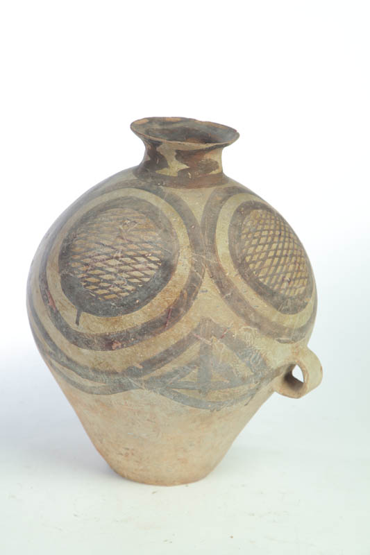 Appraisal: STORAGE JAR Neolithic China attributed to the Gansu Yangshao culture