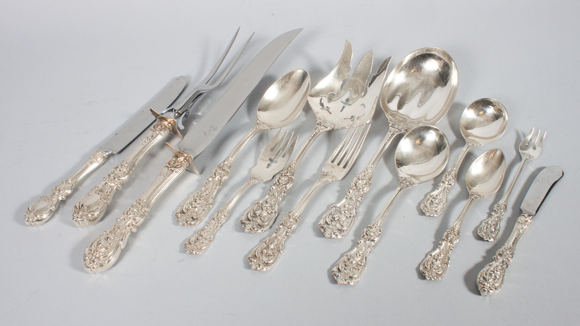 Appraisal: Reed Barton Francis I sterling silver flatware comprising pieces including