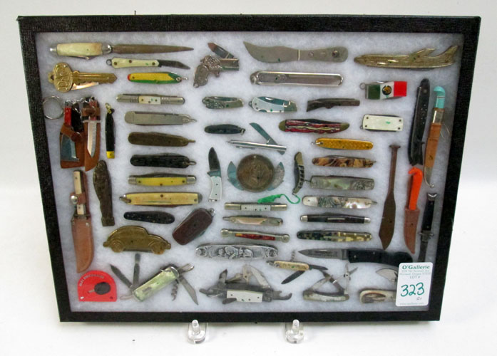 Appraisal: COLLECTION OF COLLECTABLE KNIVES including miniatures advertising letter opener multi