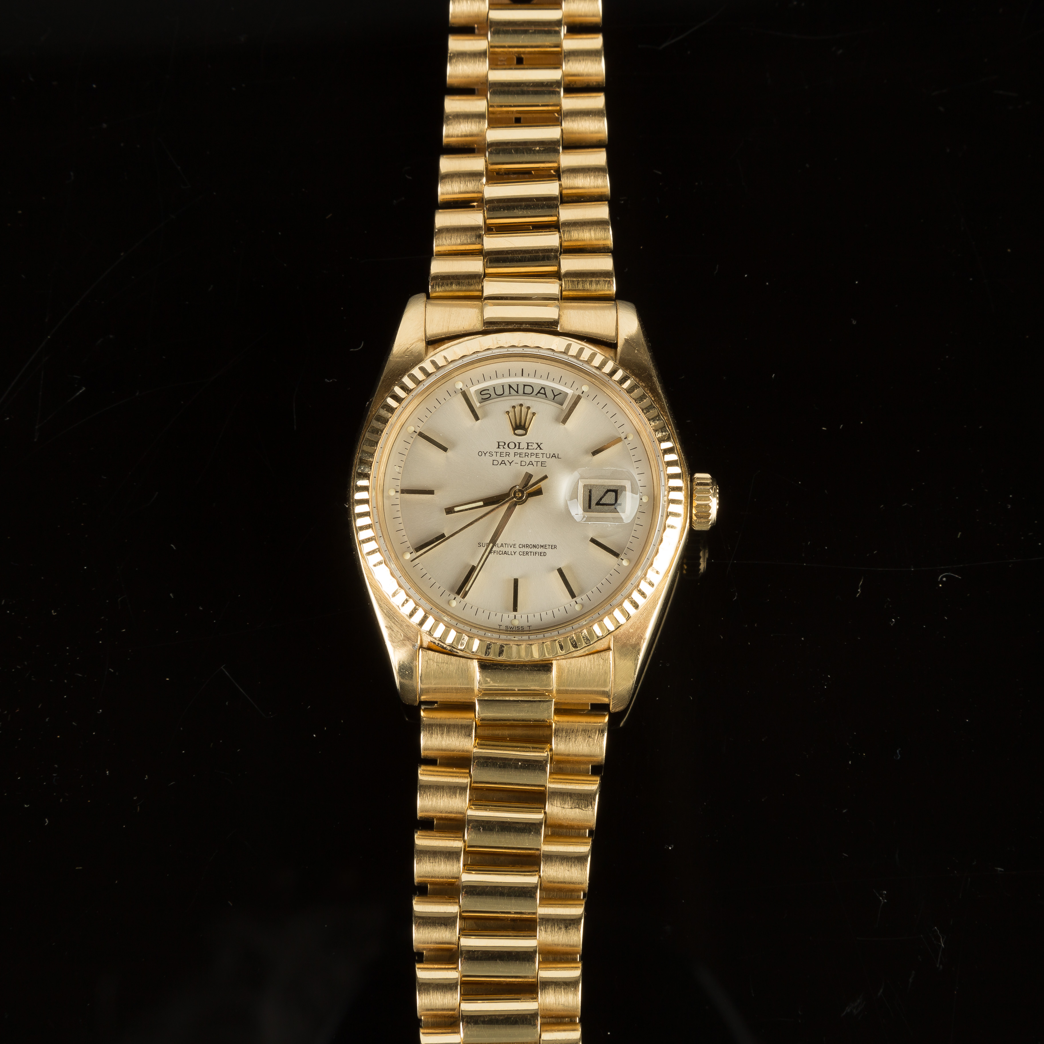 Appraisal: Gentleman's Presidential Gold Rolex Watch Model ID -