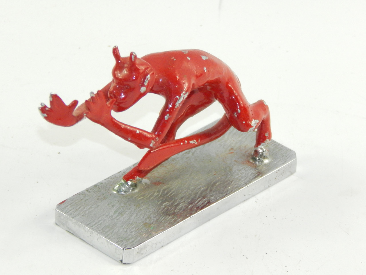 Appraisal: A Le Jeune Diablo cast metal mascot figure cm high