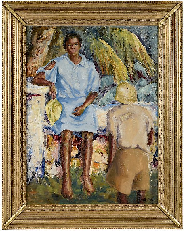 Appraisal: Gladys Wilson American - Waiting signed lower right G L