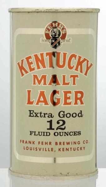 Appraisal: Kentucky Malt Lager Flat Top Beer Can - Clean all