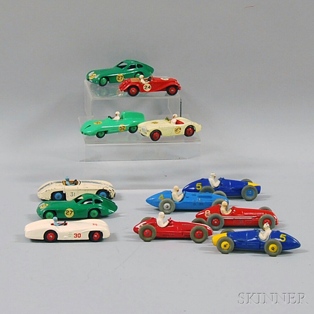 Appraisal: Twelve Meccano Dinky Toys Die-cast Metal Automobiles England including Ferrari