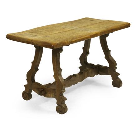 Appraisal: An oak centre table circa After Sir Robert Lorimer the