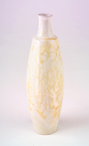 Appraisal: DALPAYRAT Porcelain vase covered in a fine white crystalline glaze