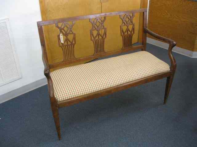 Appraisal: Period Settee '' wide