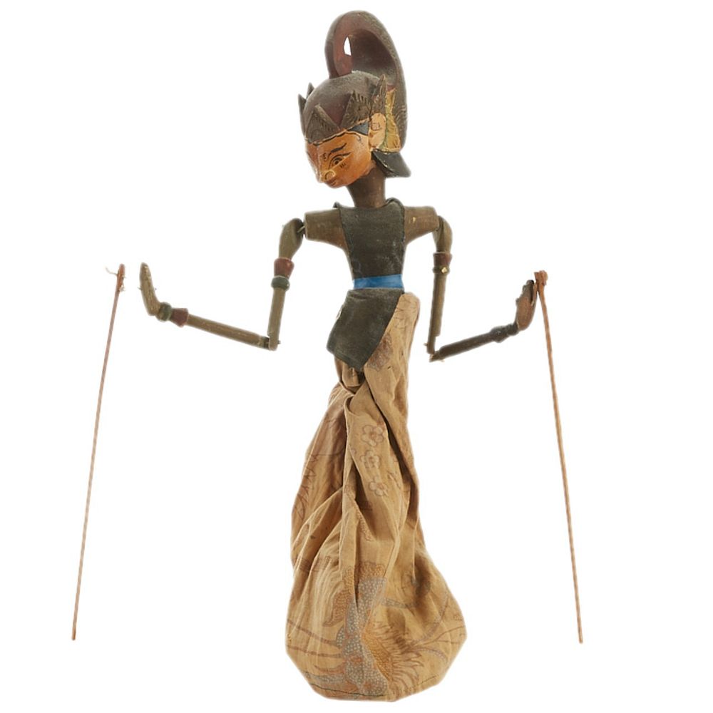 Appraisal: Indonesian Javanese Golek Puppet One Indonesian Javanese Golek puppet of