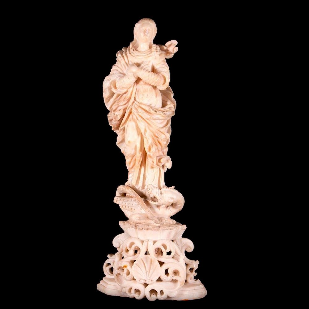 Appraisal: th century Italian marble Saint Marina A Baroque th century