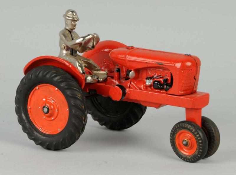 Appraisal: Cast Iron Arcade Tractor Toy Description American Marked Arcade on