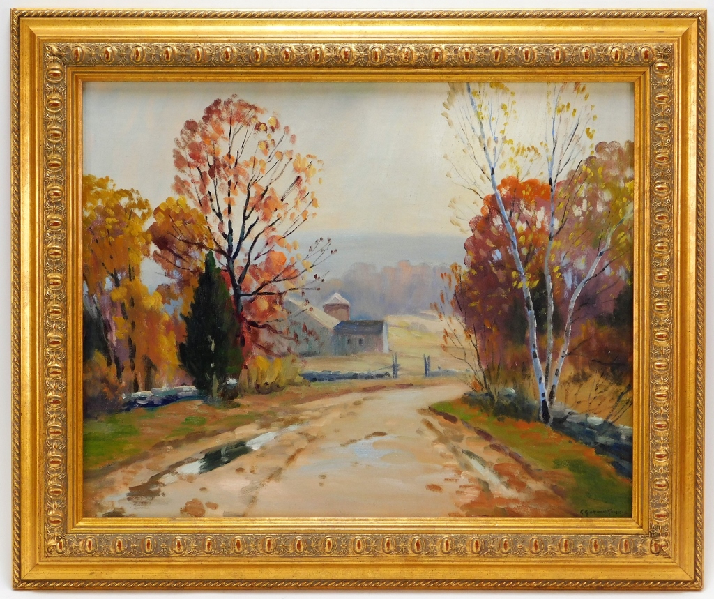 Appraisal: CHARLES GORDON HARRIS NEW ENGLAND FALL PAINTING Rhode Island -