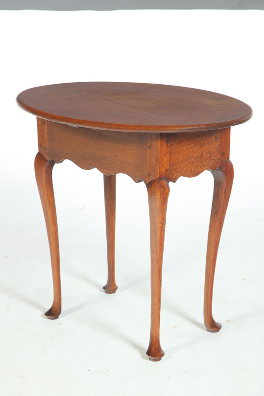 Appraisal: TAVERN TABLE American th century mixed woods including cherry Oval