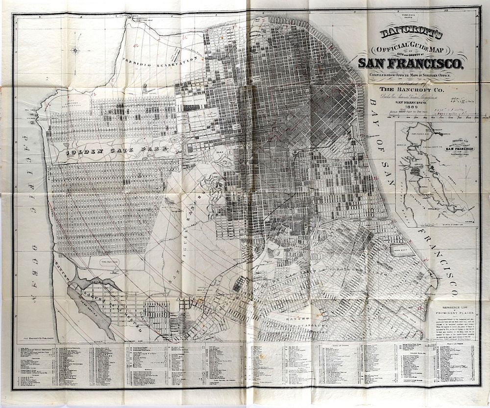 Appraisal: Bancroft's Map of San Francisco Bancroft's Official Guide Map of