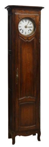 Appraisal: French Morbier standing long case clock th c having cornice