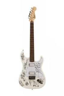 Appraisal: Autographed Fender Squier Bullet Guitar A Squier Bullet by Fender