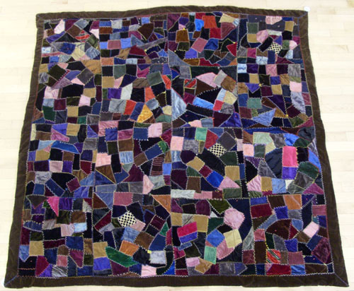 Appraisal: Victorian crazy quilt x