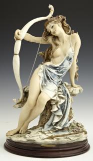 Appraisal: Giuseppi Armani Diana porcelain figure marked with the Capodimonte mark