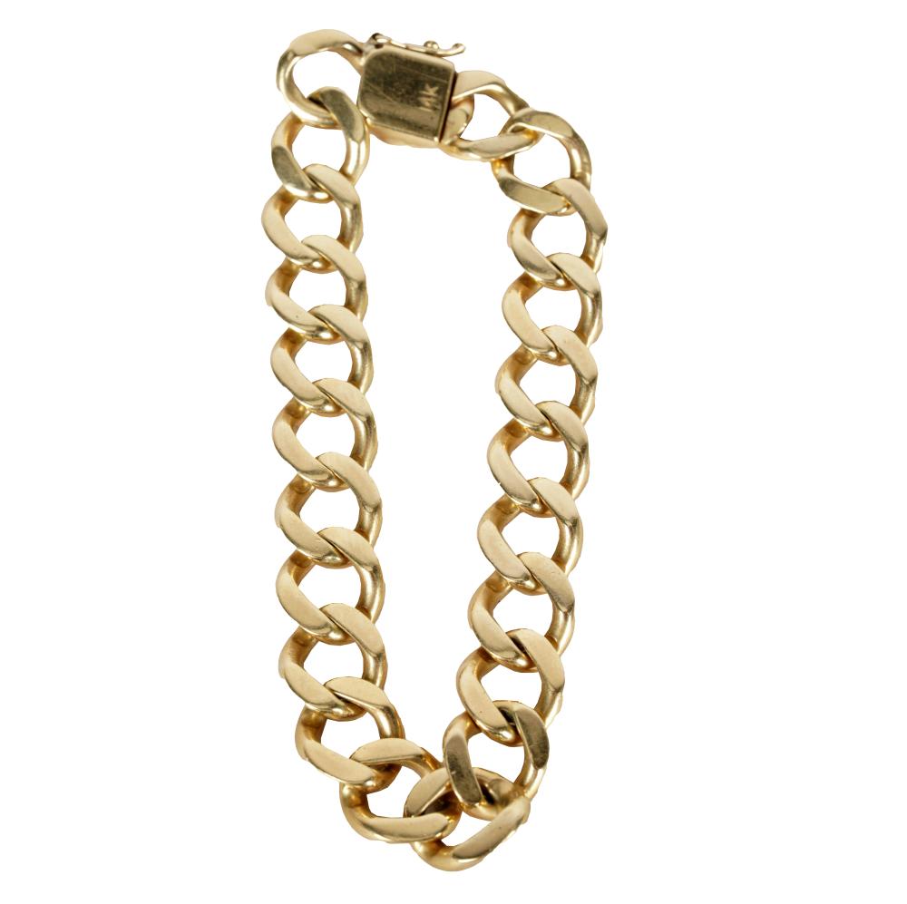 Appraisal: KARAT YELLOW GOLD BRACELET grams inches long Condition