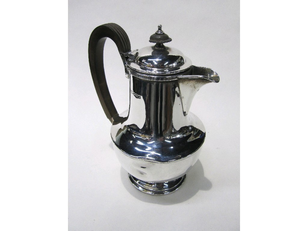 Appraisal: Silver hot water pot Sheffield