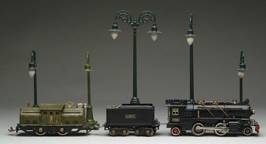 Appraisal: LOT OF MISC LIONEL PIECES Consisting of Locomotive and tender