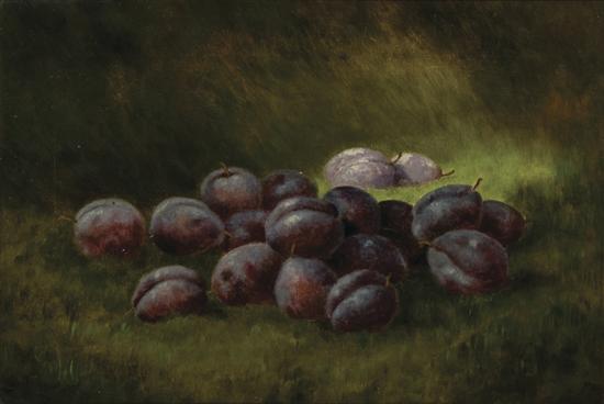 Appraisal: CARDUCIOUS PLANTAGENET REAM American - Still Life with Plums oil