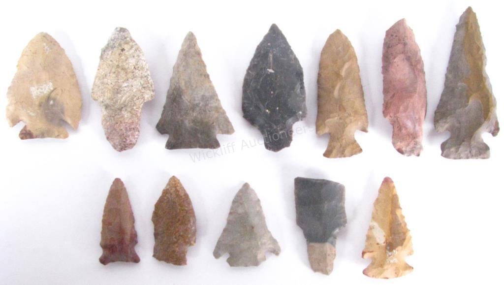 Appraisal: Collection of Indiana Arrowheads found in a southern Indiana cave