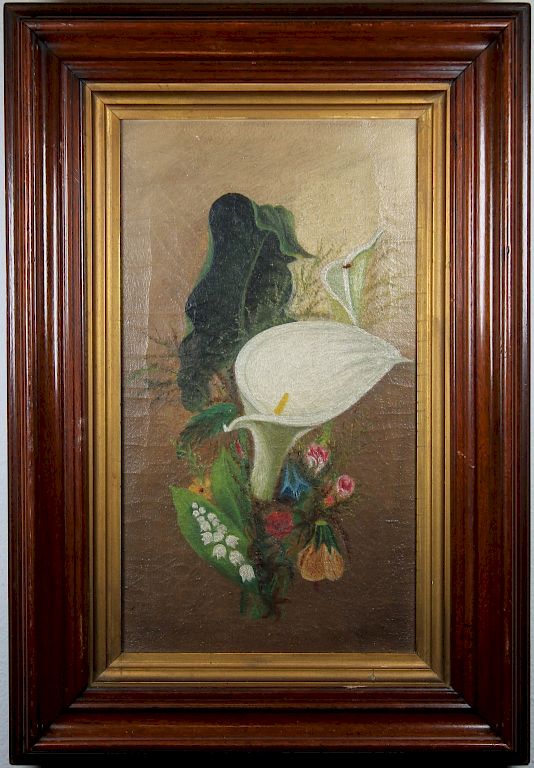 Appraisal: th C American School Still Life Painting th C American