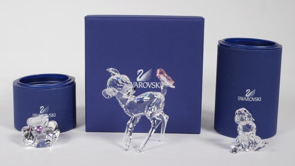 Appraisal: Group of Retired Swarovski Disney Bambi Series including Thumper Bambi