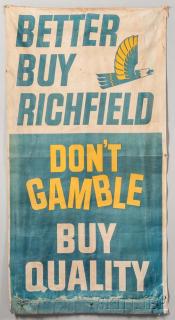 Appraisal: quot Better Buy Richfield Canvas Sig Better Buy Richfield Canvas