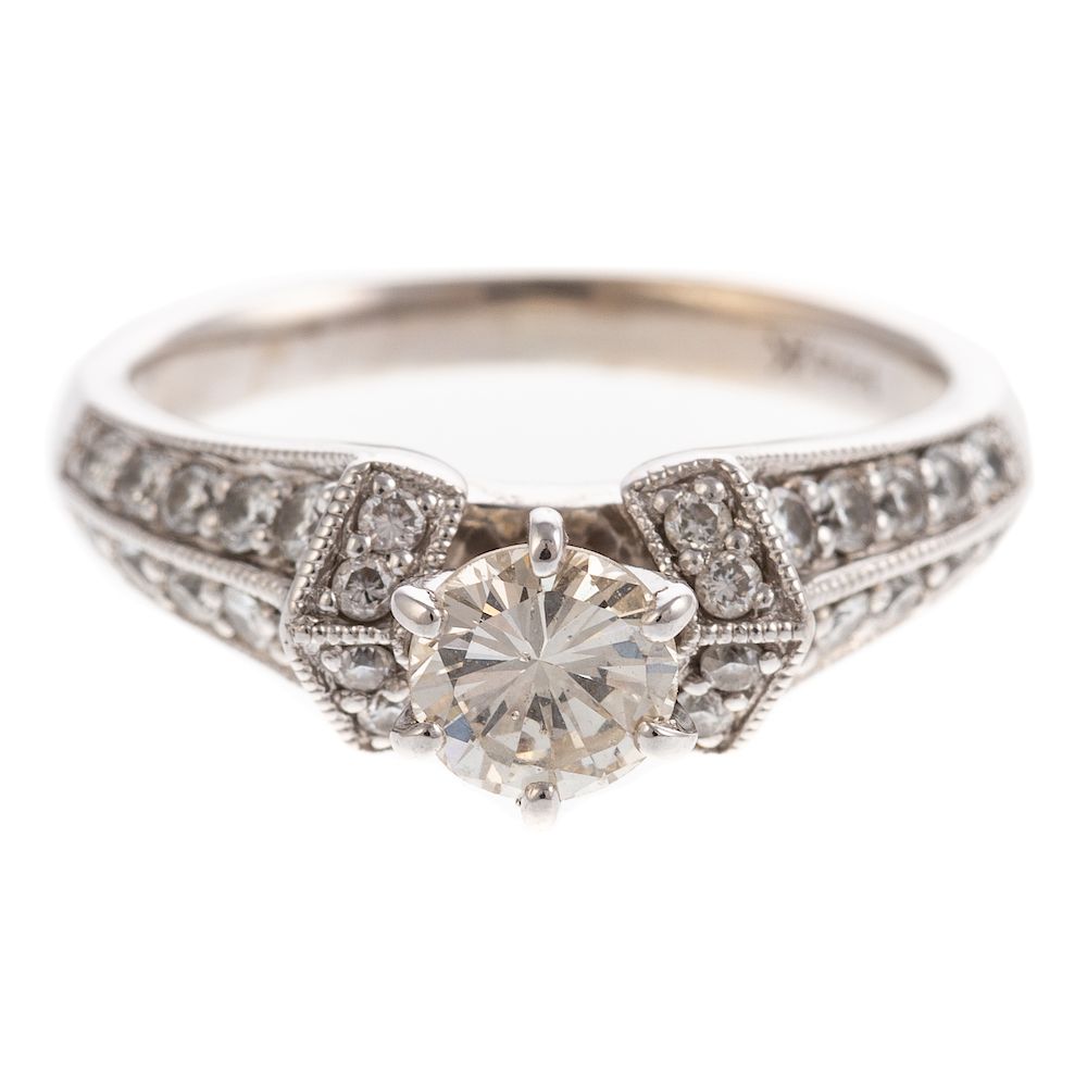 Appraisal: A Ladies Diamond Engagement Ring in K K white gold