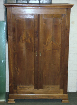 Appraisal: An oak two door armoire early th century with ovolo