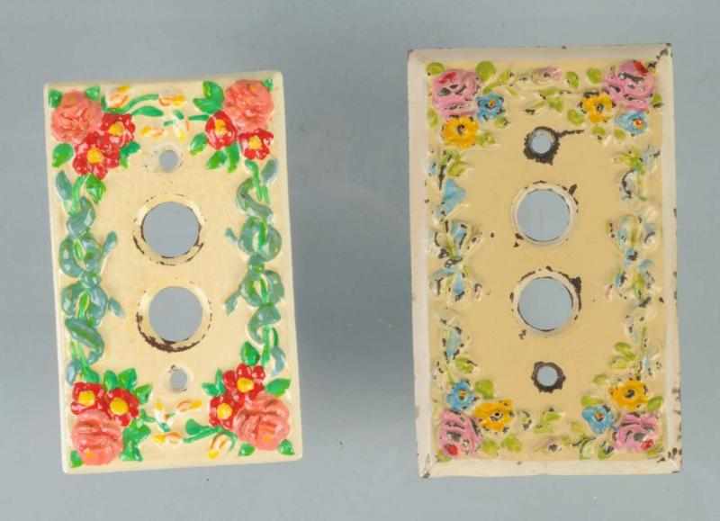 Appraisal: Lot of Cast Iron Light Switch Plates Description Made by