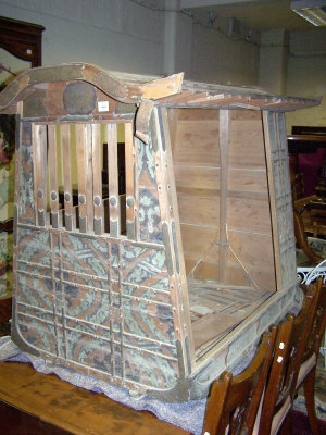 Appraisal: ADDITIONAL LOT A Japanese palanquin late th early th century