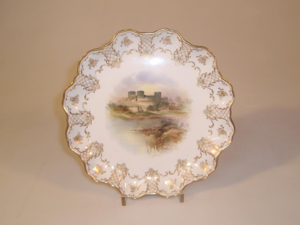 Appraisal: A Royal Doulton porcelain cabinet plate painted to the well