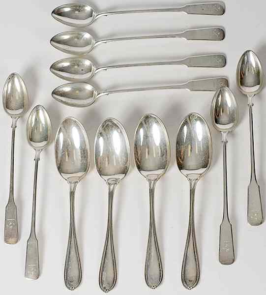 Appraisal: Sterling Silver Spoons American twelve spoons by International Silver Co