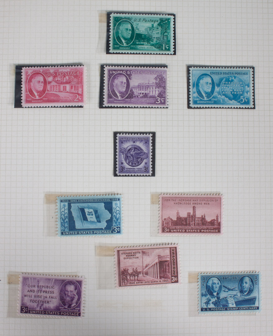 Appraisal: United States Collection - including definitives commemoratives and airmail stamps